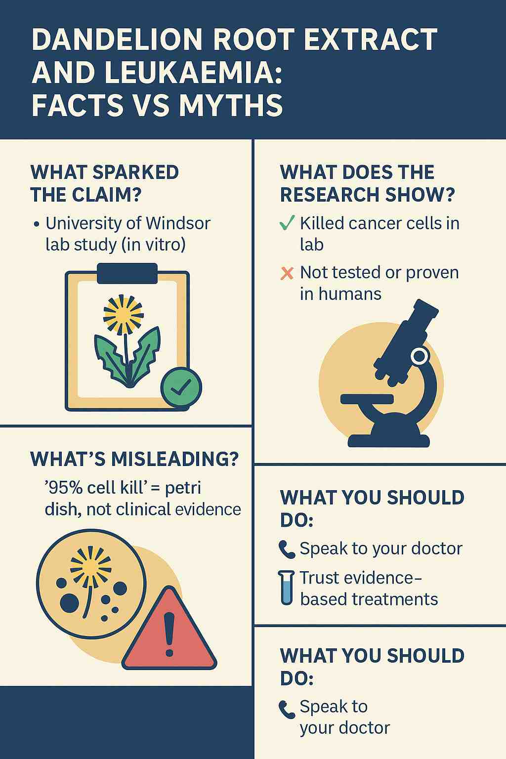Dandelion Root Extract Leukaemia Claim