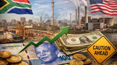 South African rand strength